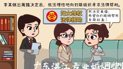 广东湛江专业婚姻律师服务