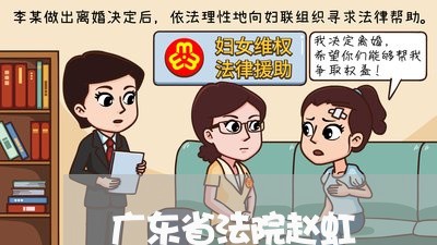 广东省法院赵虹