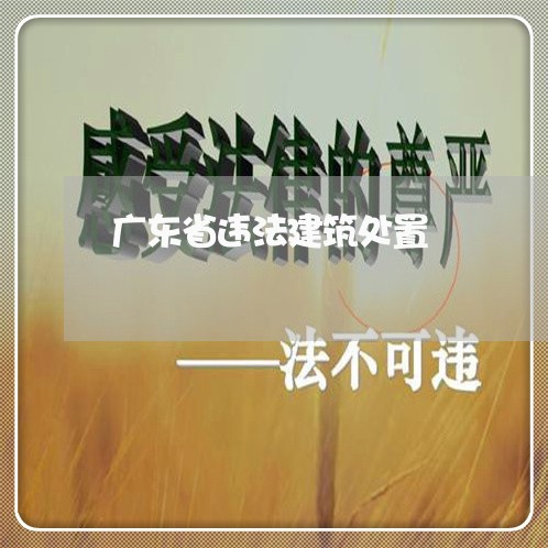 广东省违法建筑处置