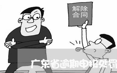 广东省逾期申报处罚标准/2023120971494