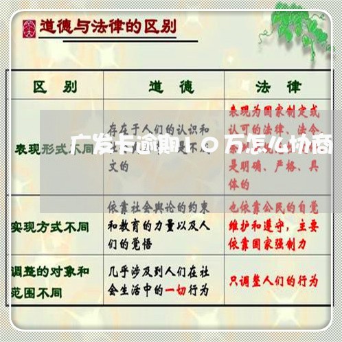 广发卡逾期10万怎么协商/2023011618573