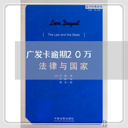 广发卡逾期20万/2023020325148