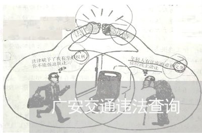 广安交通违法查询 广安交通违法查询