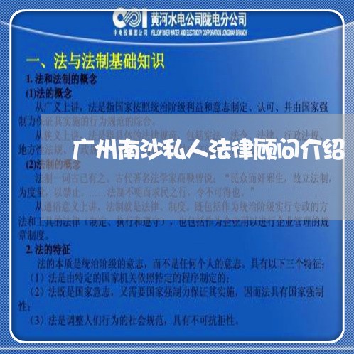 广州南沙私人法律顾问介绍/2023061883848