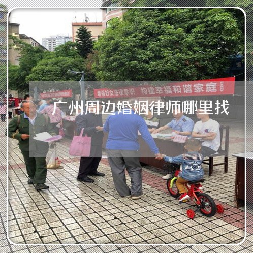 广州周边婚姻律师哪里找