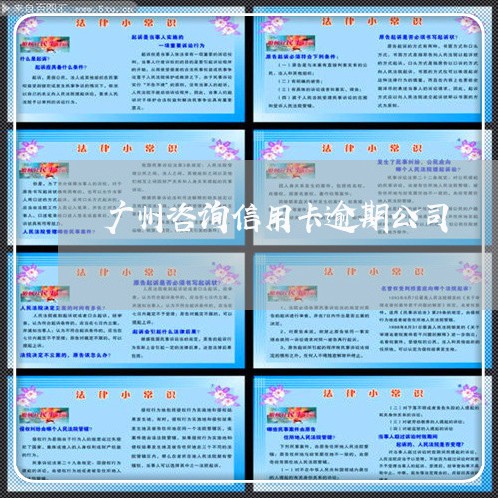 广州咨询信用卡逾期公司 广州咨询信用卡逾期公司