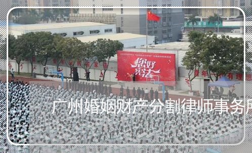 广州婚姻财产分割律师事务所