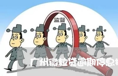 广州微粒贷逾期停息挂账怎么申请