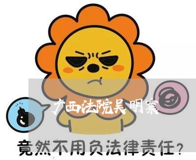 广西法院吴明案