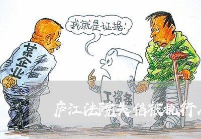 庐江法院失信被执行人名单