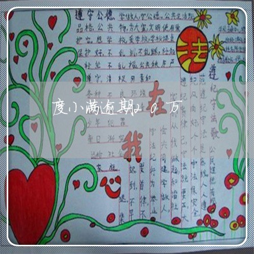 度小满逾期20万