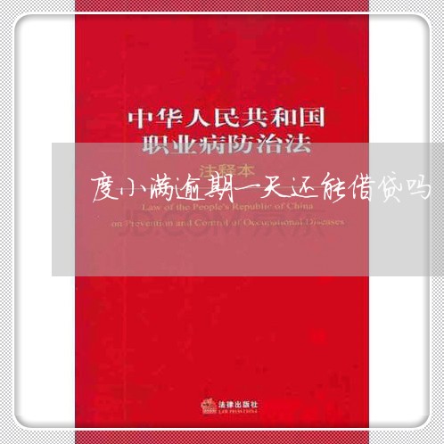 度小满逾期一天还能借贷吗
