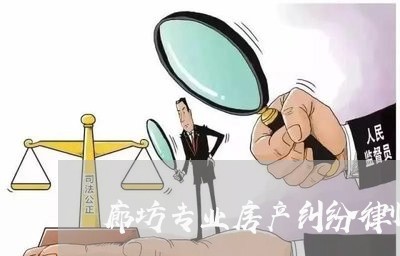 廊坊专业房产纠纷律师事务所