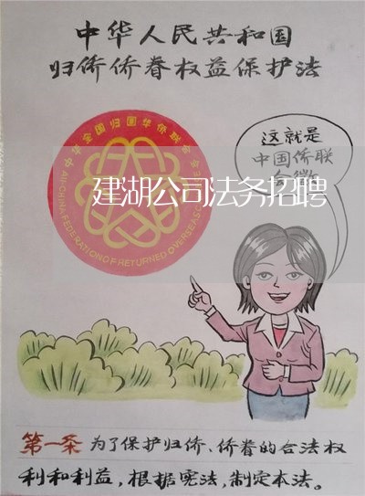 建湖公司法务招聘 建湖公司法务招聘