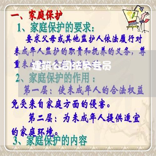 建筑公司法务专员 建筑公司法务专员
