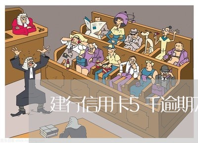 建行信用卡5千逾期70天 建行信用卡5千逾期70天