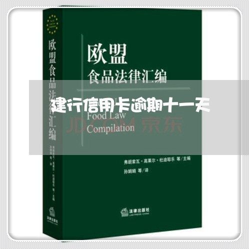 建行信用卡逾期十一天