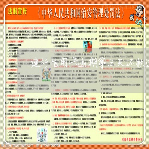 建行信用卡逾期第三天还款违约金