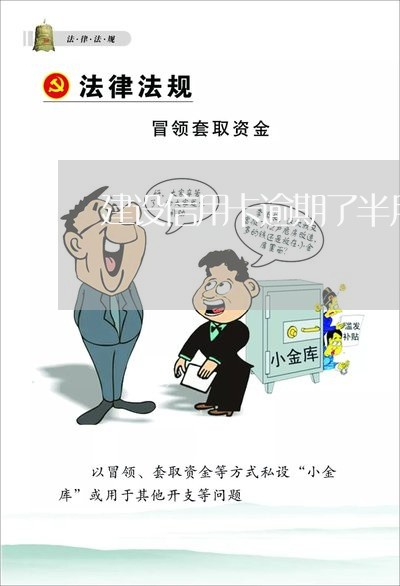 建设信用卡逾期了半月/2023061806041