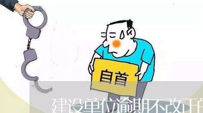 建设单位逾期不改正的罚款/2023103172937