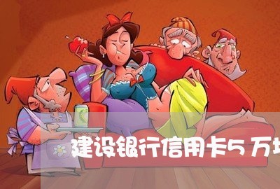 建设银行信用卡5万块钱5个月还/2023012119493