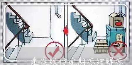 建设银行逾期冻结解冻/2023102773724