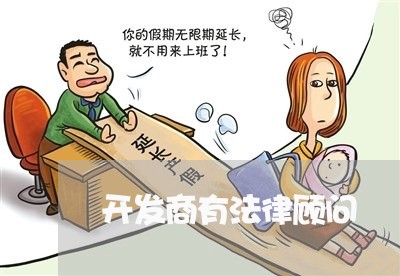 开发商有法律顾问