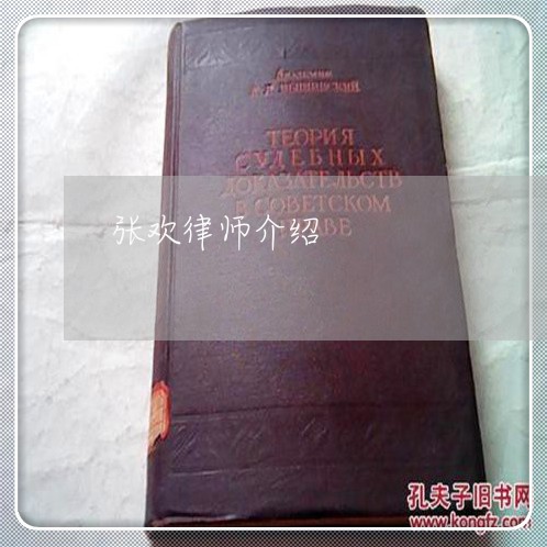 张欢律师介绍