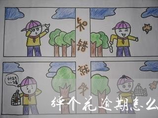 弹个花逾期怎么办