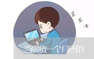 当房贷一个月还的/2023033094049