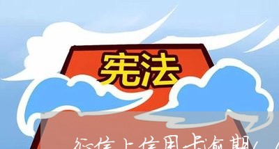 征信上信用卡逾期11个月 征信上信用卡逾期11个月