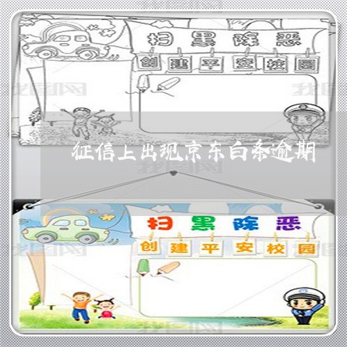 征信上出现京东白条逾期 征信上出现京东白条逾期