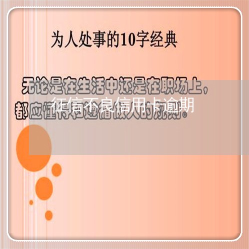 征信不良信用卡逾期/2023121617147