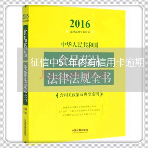 征信中5年内有信用卡逾期/2023092236169