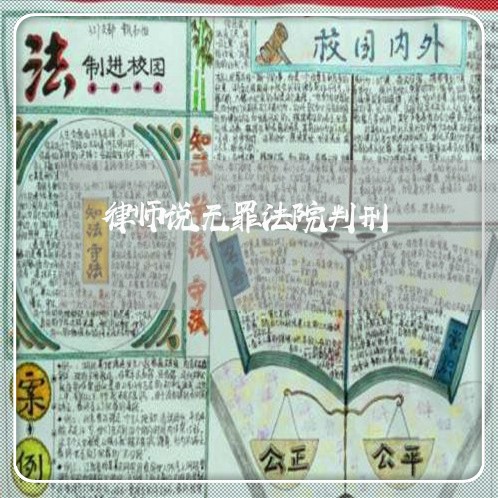 律师说无罪法院判刑