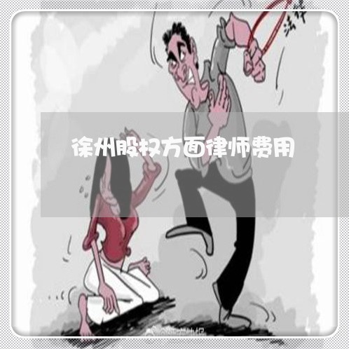 徐州股权方面律师费用 徐州股权方面律师费用