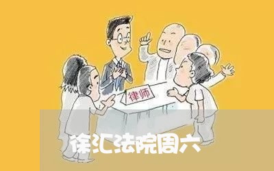 徐汇法院周六