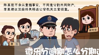 微乐分逾期怎么分期还