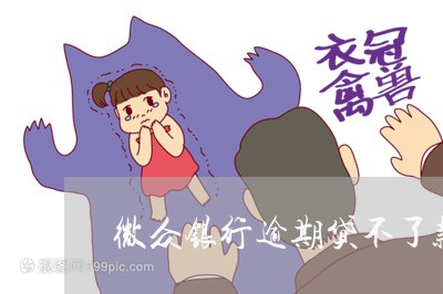 微众银行逾期贷不了款 微众银行逾期贷不了款