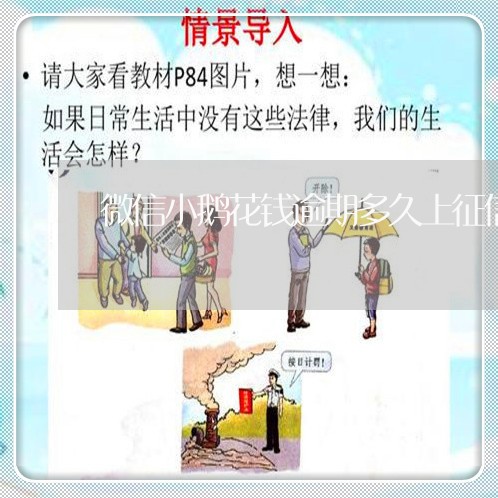 微信小鹅花钱逾期多久上征信 微信小鹅花钱逾期多久上征信