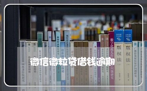 微信微粒贷借钱逾期 微信微粒贷借钱逾期