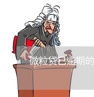 微粒贷已逾期的照片是真的吗/2023091386815