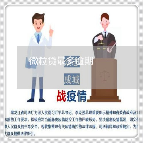 微粒贷最多逾期/2023013172826 微粒贷最多逾期/2023013172826