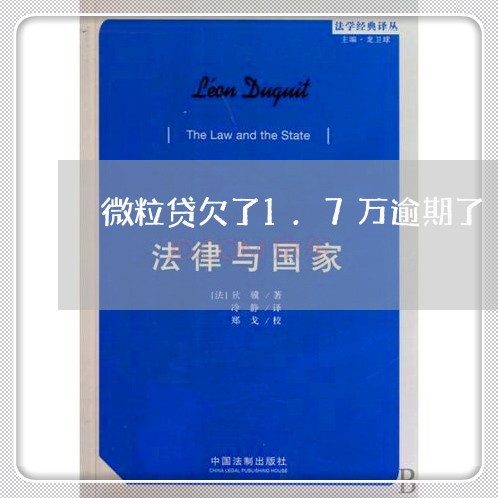 微粒贷欠了1.7万逾期了