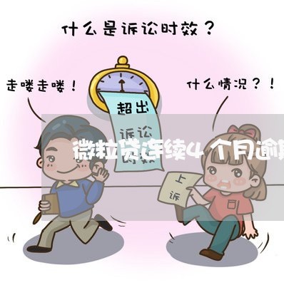 微粒贷连续4个月逾期一天/2023032685705