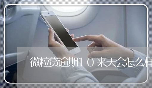 微粒贷逾期10来天会怎么样