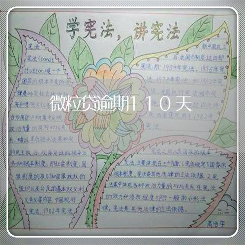 微粒贷逾期110天 微粒贷逾期110天
