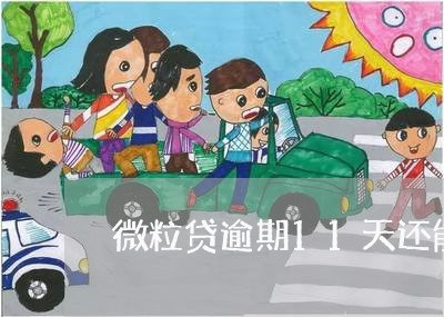 微粒贷逾期11天还能再借吗