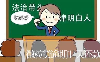 微粒贷逾期1天还款一直失败 微粒贷逾期1天还款一直失败