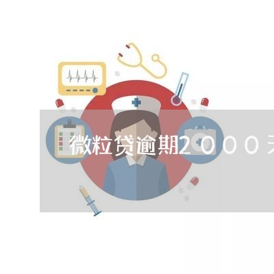 微粒贷逾期2000天还款/2023060540361